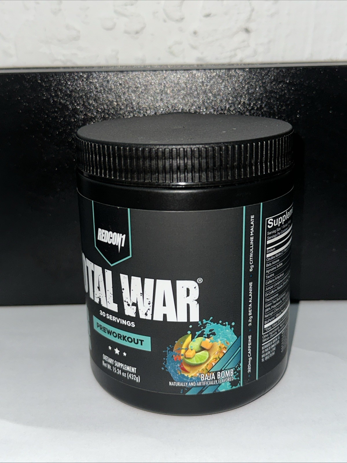 Redcon1 Total War Preworkout 30 Serving Powder Redcon Baja Bomb