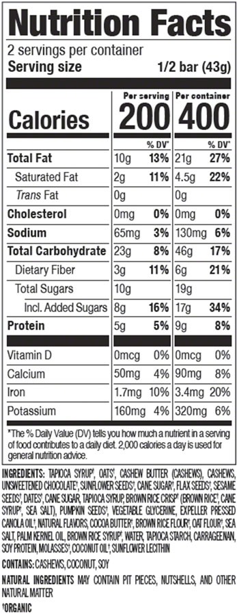 ProBar Meal Bar S’mores Box of 12 Protein Omega 3 6 Fiber GMO Free Organic Vegan