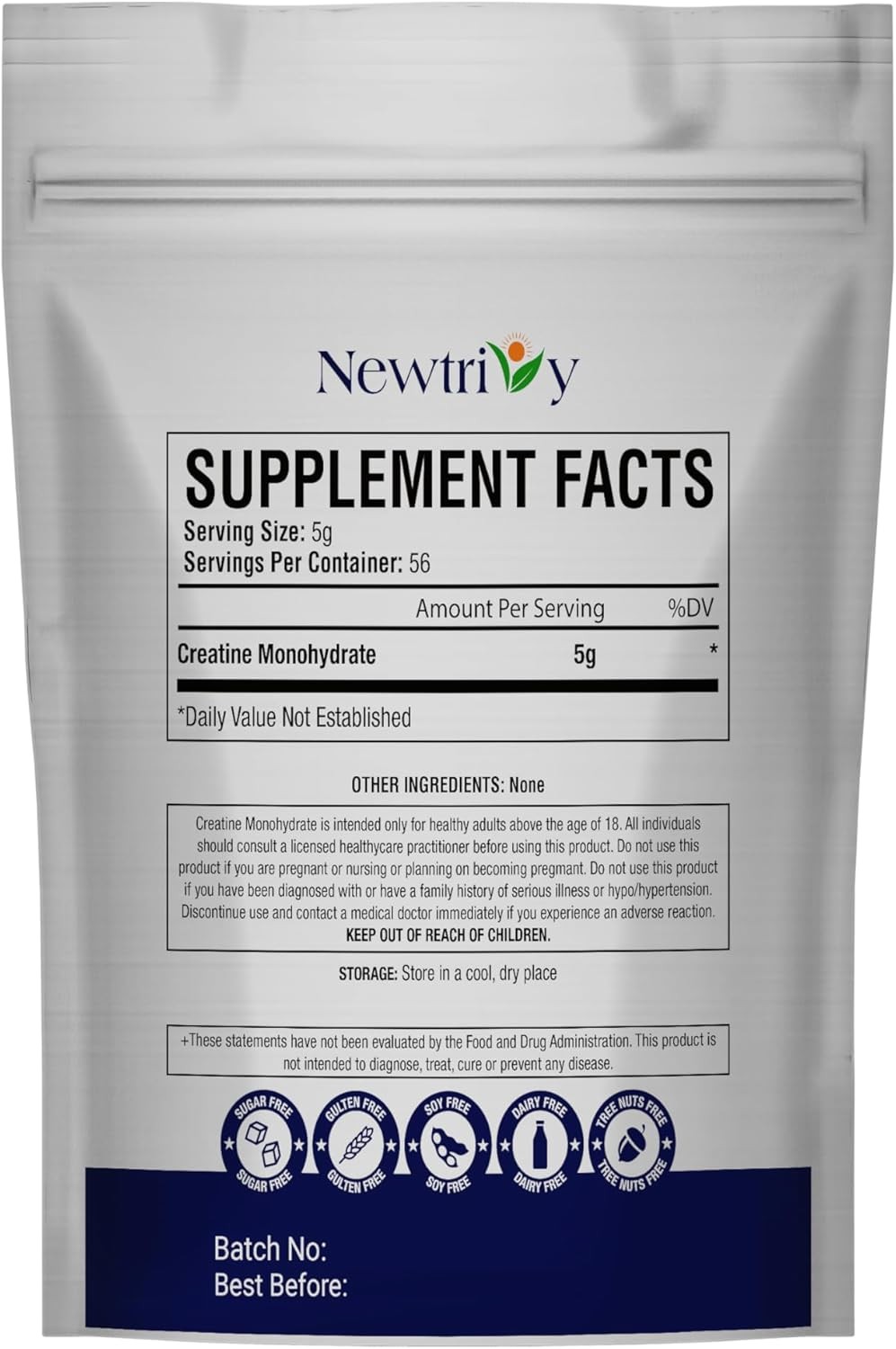 Creatine Monohydrate,Micronized, Pure,Unflavored,280g (9.8oz)