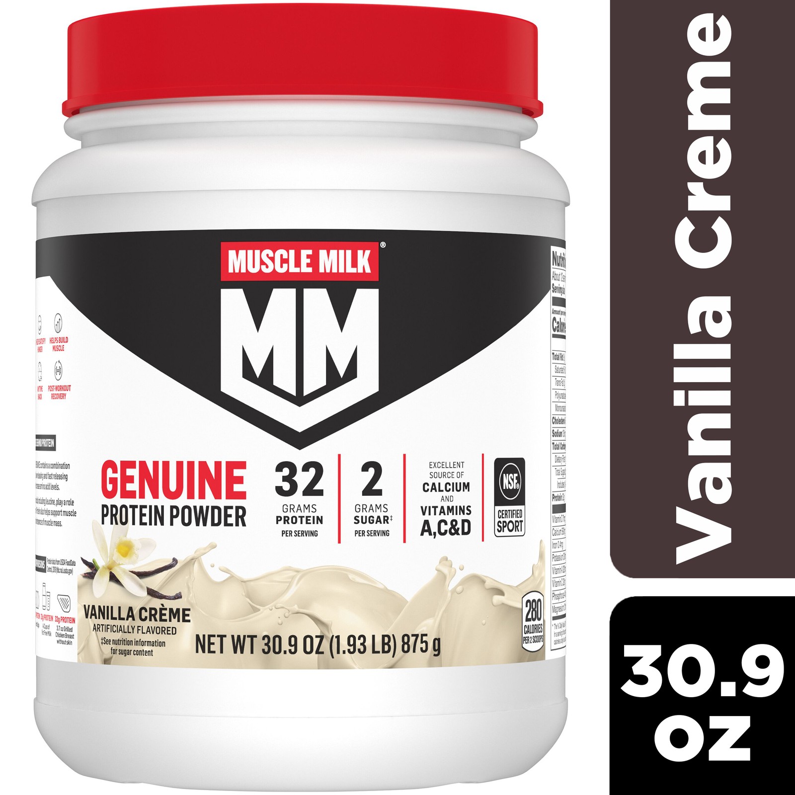 Vanilla Protein Powder 32g 1.9lb 30.9oz Genuine