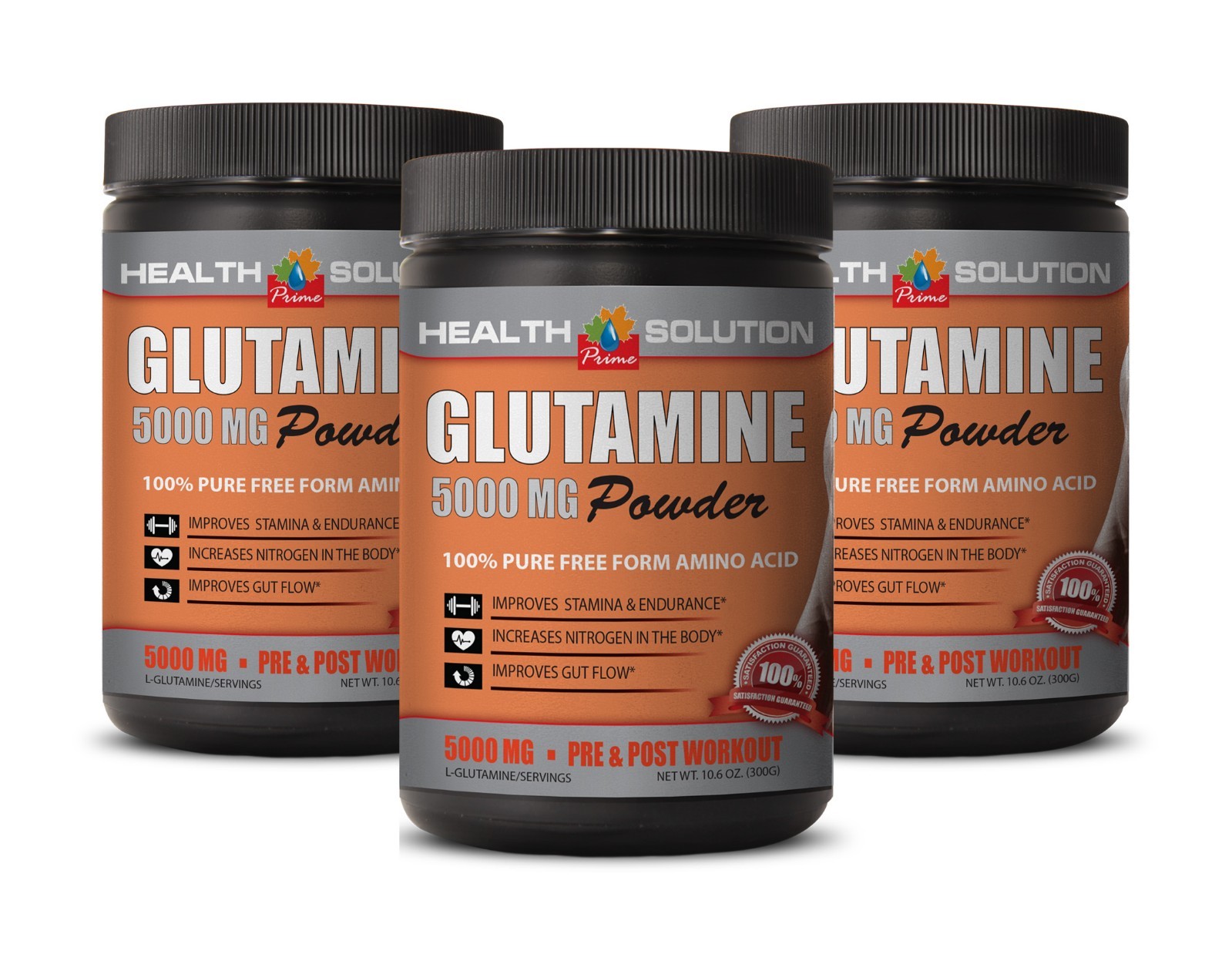 bodybuilding supplements, GLUTAMINE POWDER 5000mg, pure free form amino acids 3B