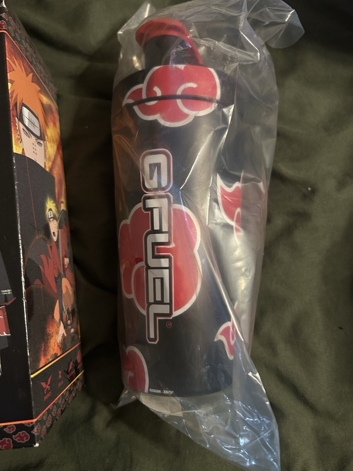 Gfuel Naruto Blood Collector’s Box Shaker + Tub G FUEL