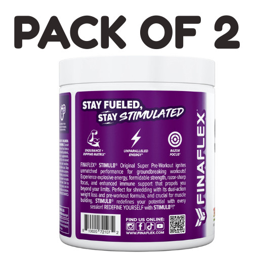 FINAFLEX STIMUL8 OG Pre-Workout – Watermelon – – 35 Servings – Pack of 2