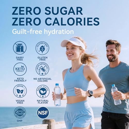 Electrolytes Powder Packets – Sugar Free & Zero Variety Pack – 12 Sticks