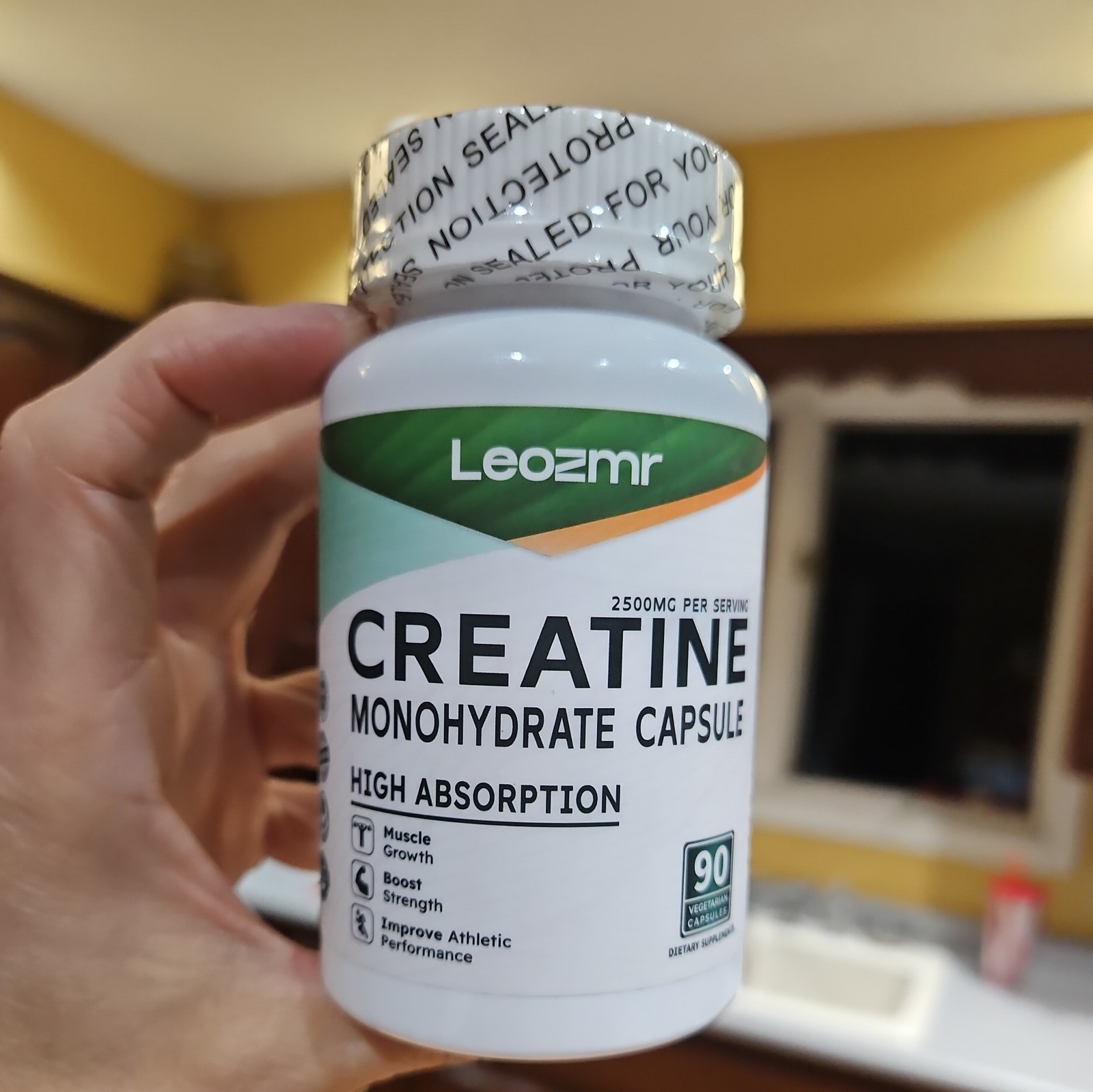 Creatine 2500, Monohydrate Muscle Strength, 90 Capsules