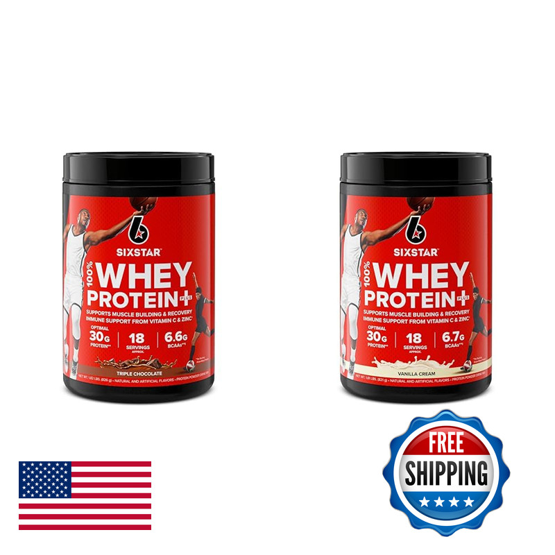 Six Star Elite Series 100 Whey Protein Plus Triple Chocolate 1.8Lbs Us Elite