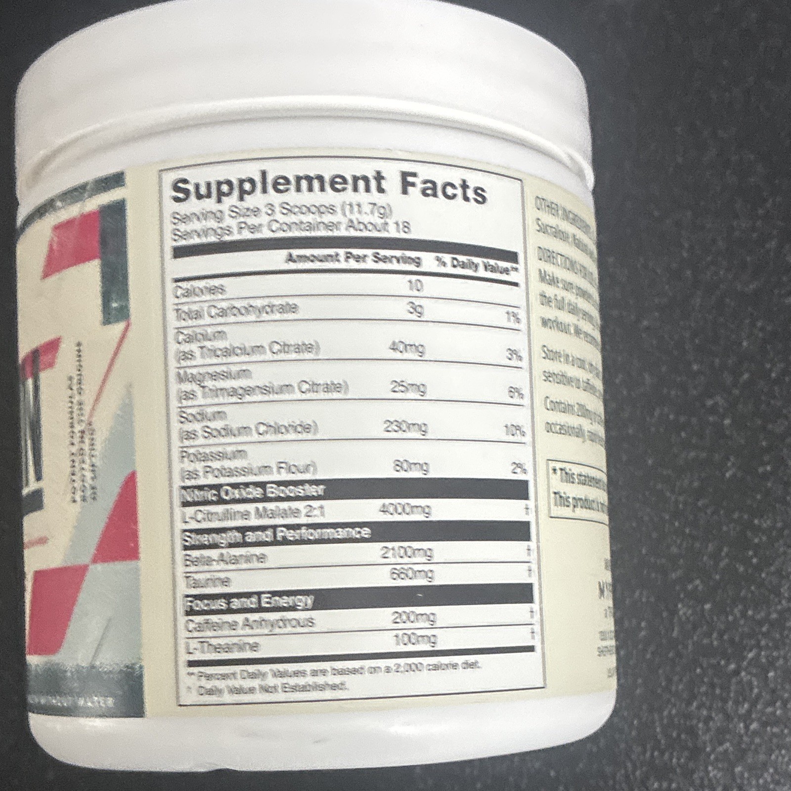 Myprotein The Origin Pre-Workout Powder Fast Melt Cherry 7.4 oz (211 g) ex 09/26