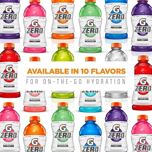 Gatorade G Zero Thirst Quencher, 3 Flavor Variety Pack, 20 Fl Oz (Pack of 12)