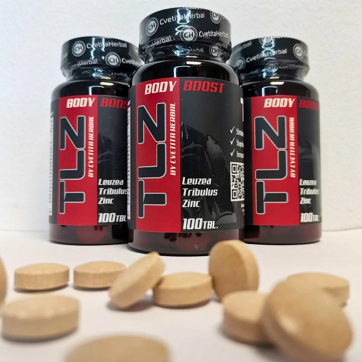 Tribulus Leuzea Zinc Testosterone Libido Energy Hormonal Balance 100 tablets