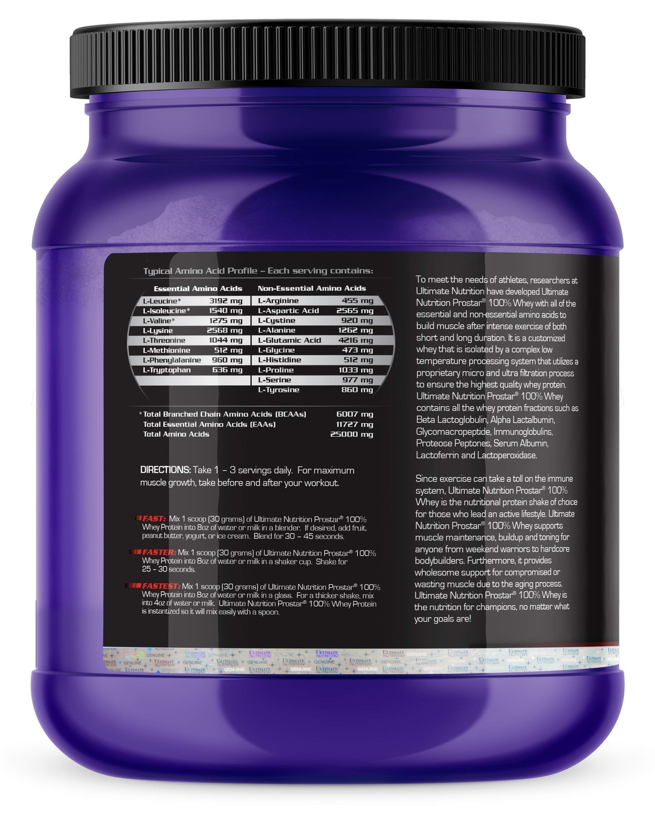 Prostar Whey Protein Powder Blend of Whey 25 gm of Protein – 15 Servings
