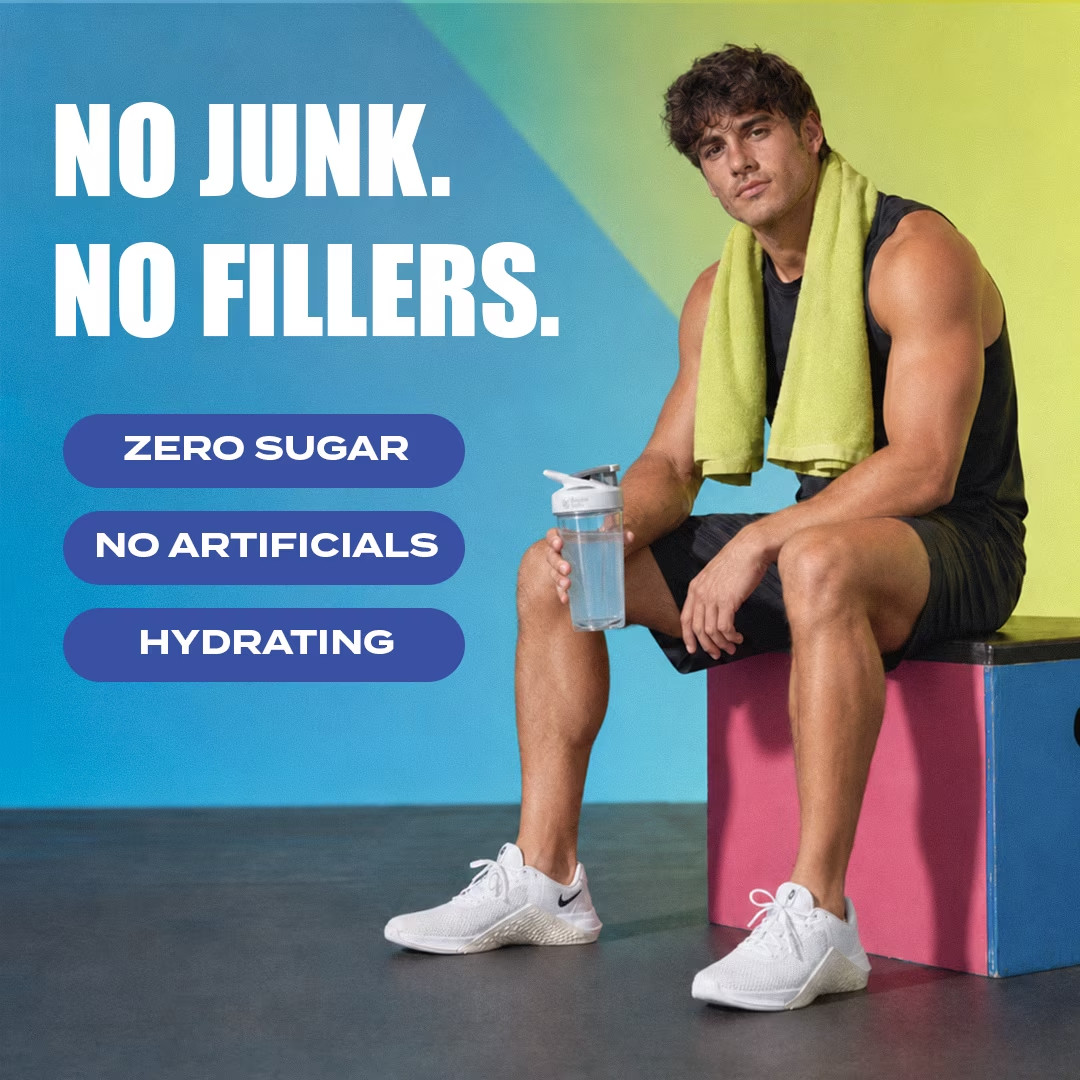 Clear Protein + Electrolytes, 20G Protein, Blue Razz, Zero Sugar, 20 Servings