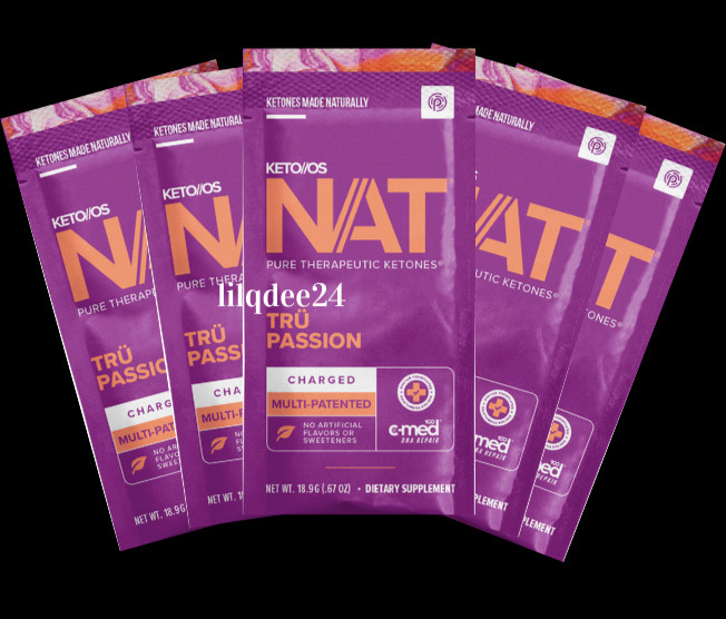 🔥Pruvit Keto OS NAT Ketones Charged Tru Passion 5 pack Free Ship! Exp 2025