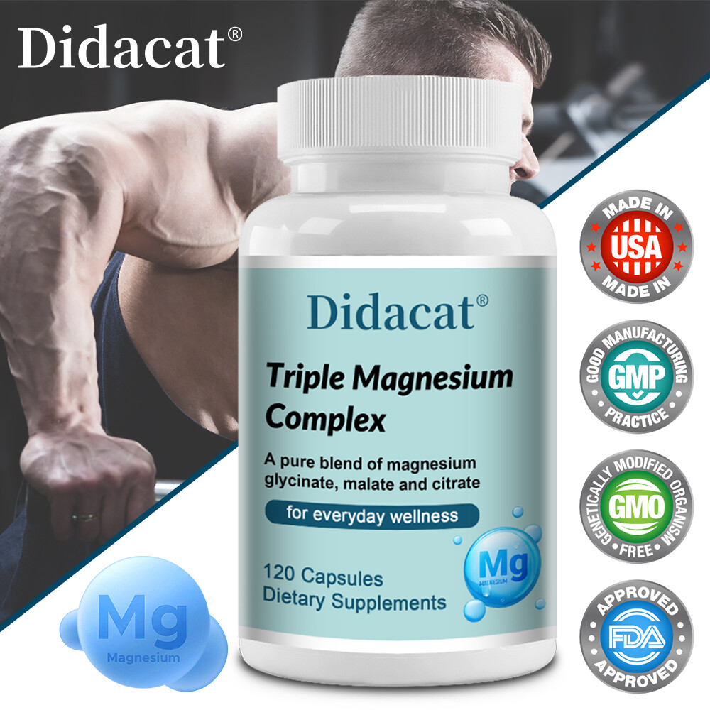 Triple Magnesium Complex Capsules, 300 mg, 30 To 120 Capsules