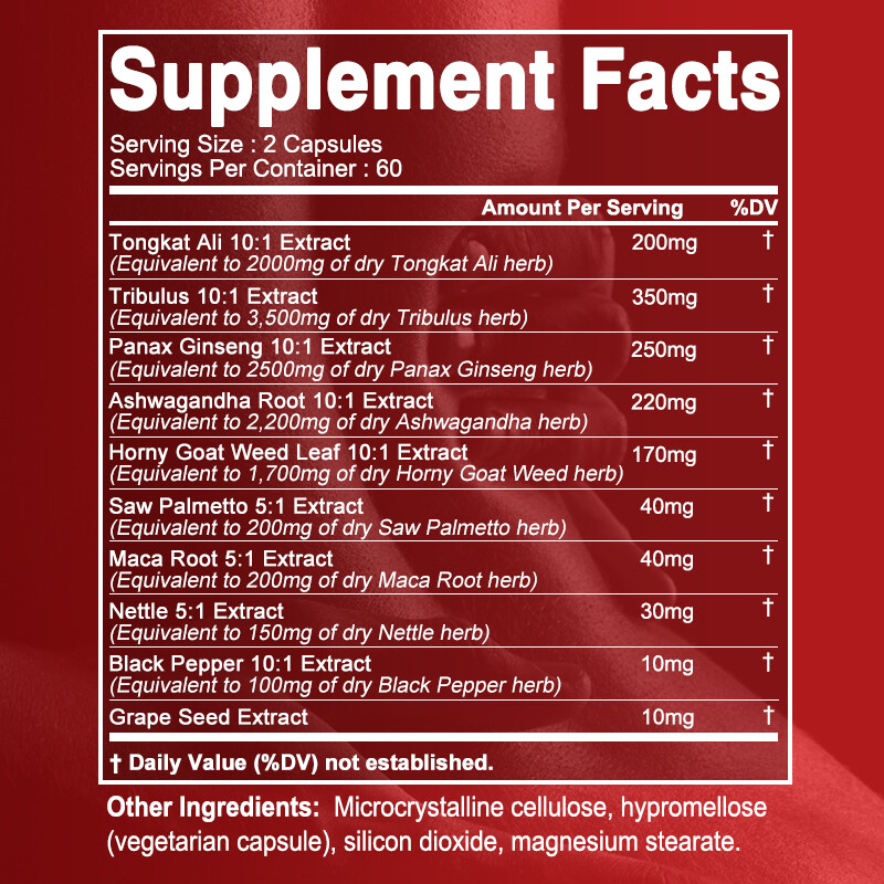 Testosterone Booster – Boosts Energy And Endurance For Better Performance