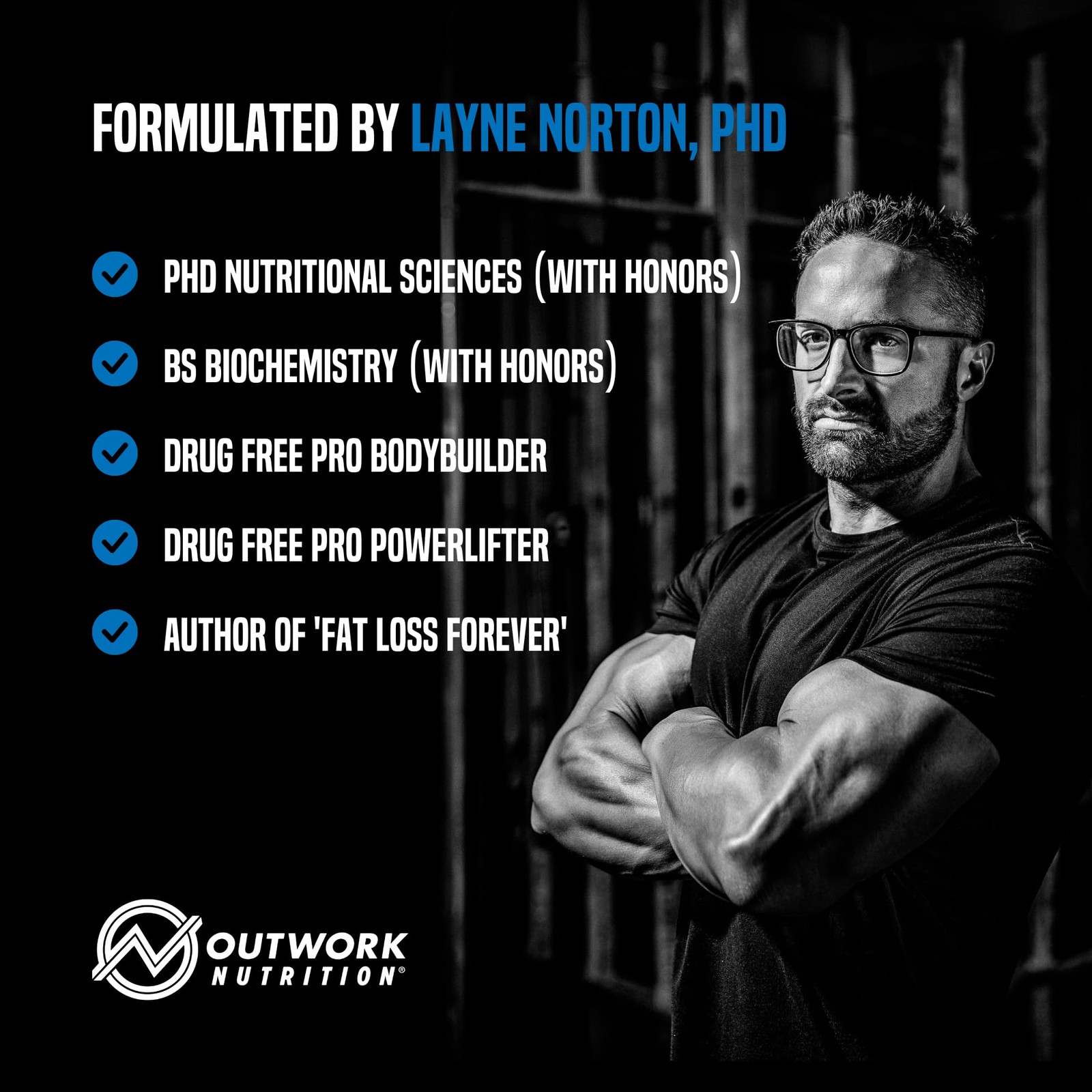 Outwork Nutrition Post-Workout Recovery: Creatine, KSM-66 Ashwagandha, Betaine