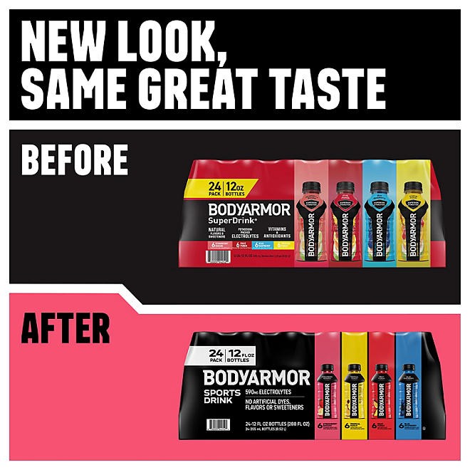 BODYARMOR Sports Drink Variety Pack (12 fl. oz., 24 pk.)