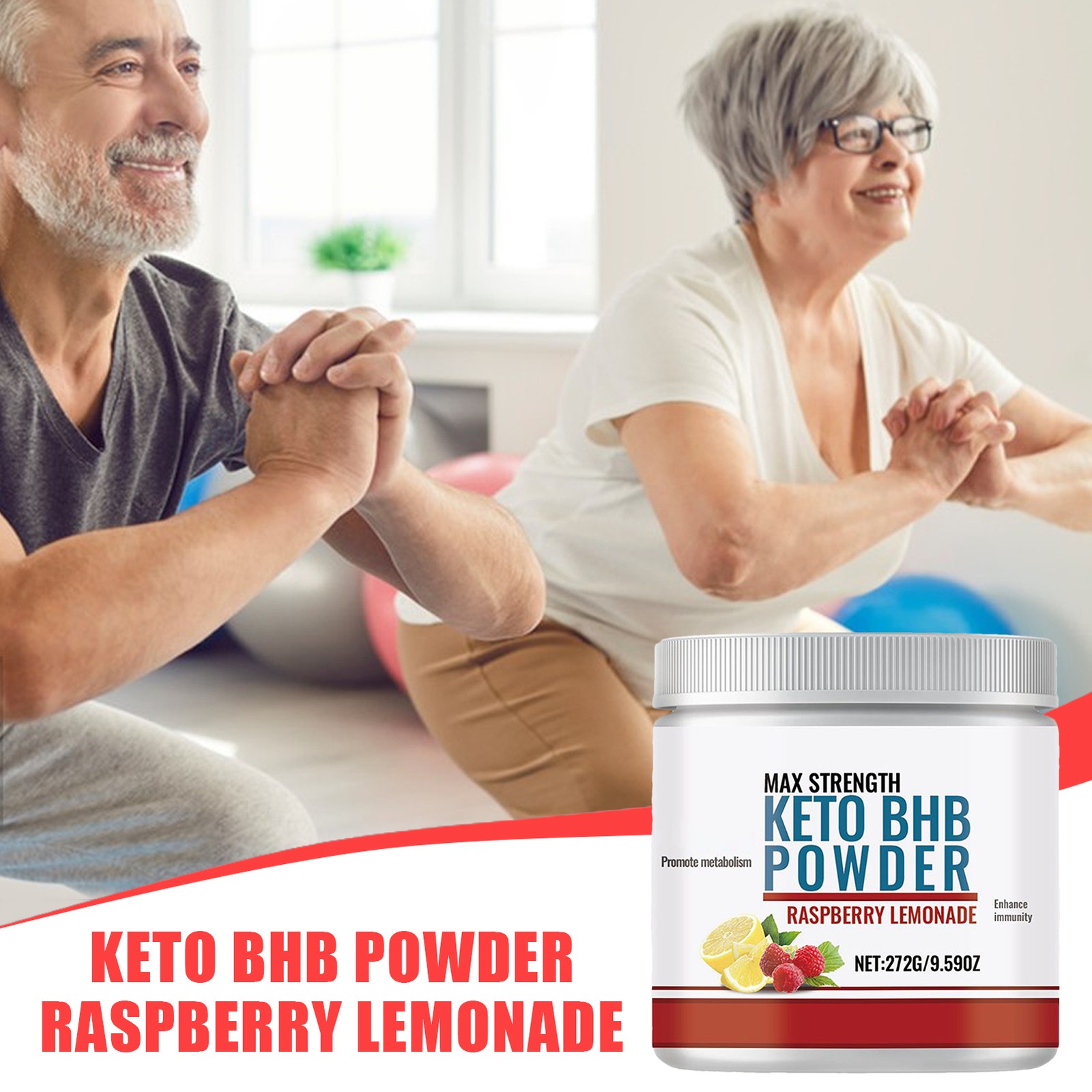 Dr. Boz Keto BHB powdered – Raspberry Lemonade Electrolyte Powder Boosts Energy