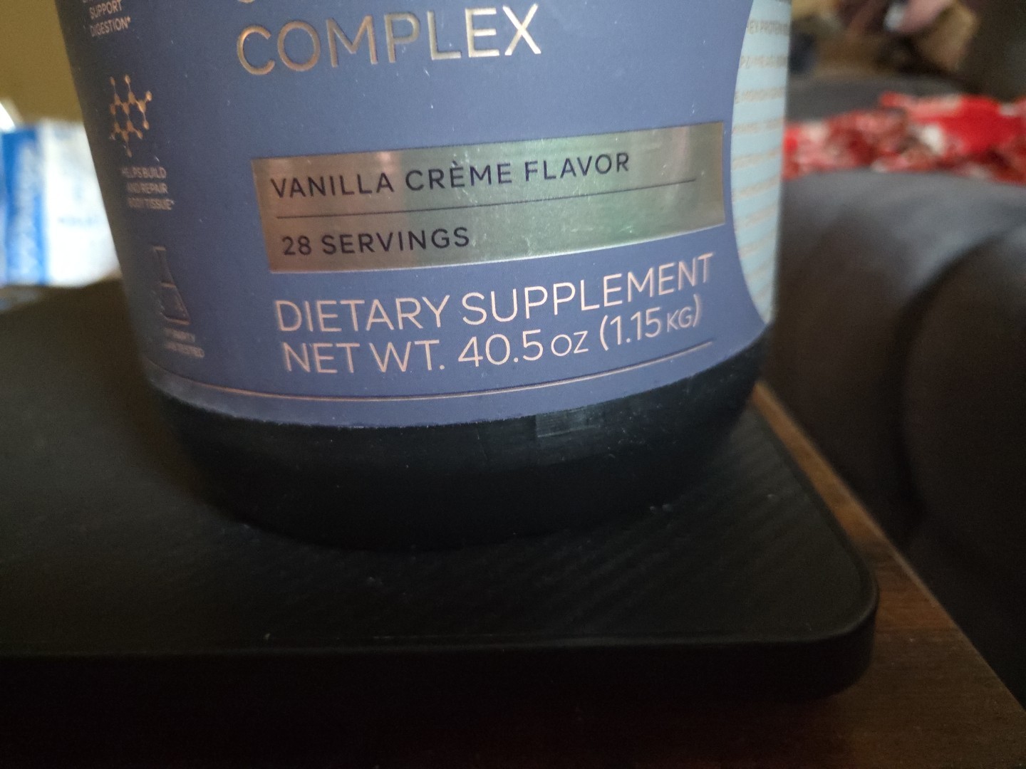 SEALED – ULTIM8 Protein + Colostrum Complex – VANILLA CREME FLAVOR 03/2028