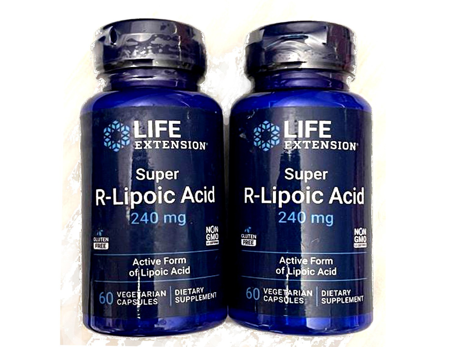 Super R-Lipoic Acid 240 mg R-ALA Bio-Enhanced Lipoic Acid 60 Caps Life Extension