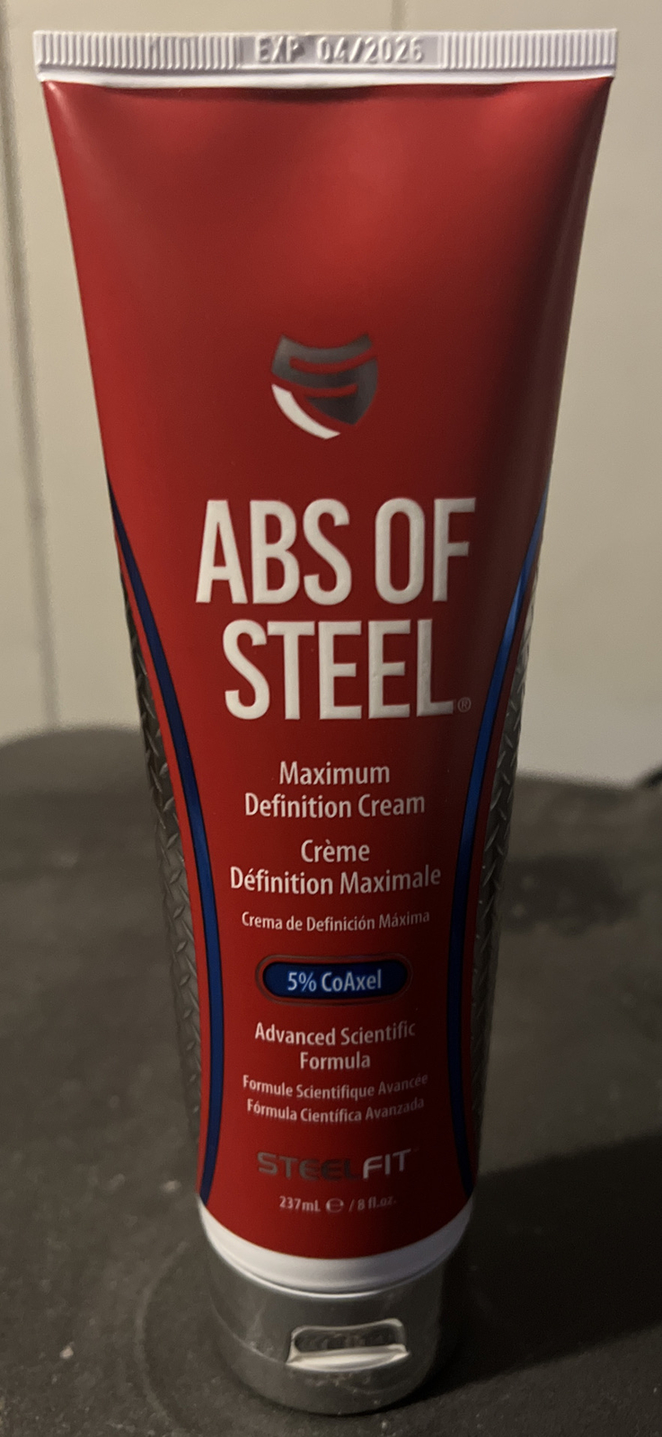 SteelFit Abs of Steel Maximum Definition Cream 5% CoAxel Topical Cream 8 fl. oz