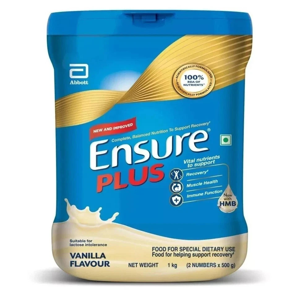 Ensure Plus Powder – 1 Kg (Vanilla) | Free Ship & Delivery
