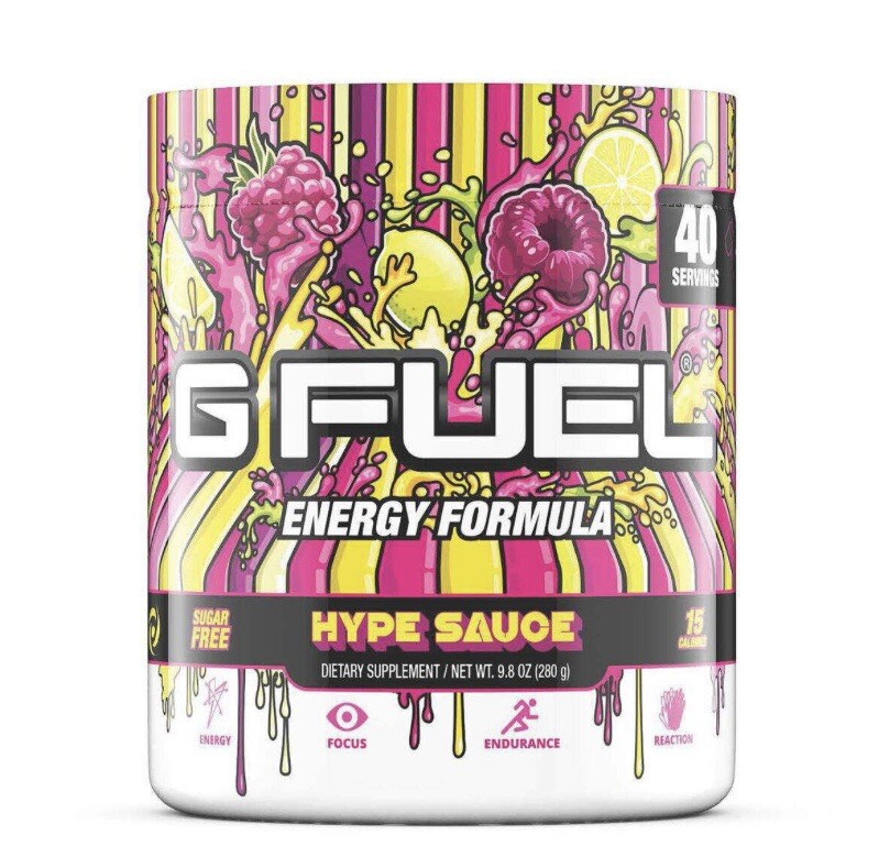 Gamma Labs G Fuel Hype Sauce GFuel 40 Servings Sugar Free