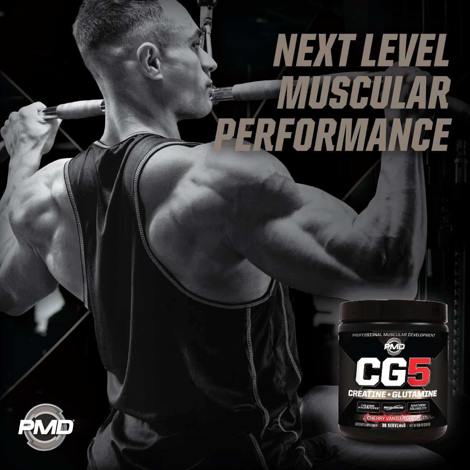 CG5 – Creatine/Glutamine Powder – Strength, Power & Recovery-Cherry Van 30 serve