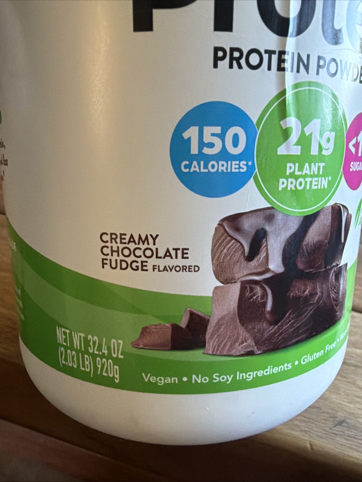Orgain Organic Plant Based Protein Powder – Creamy Chocolate Fudge, 32.4oz – 2lb
