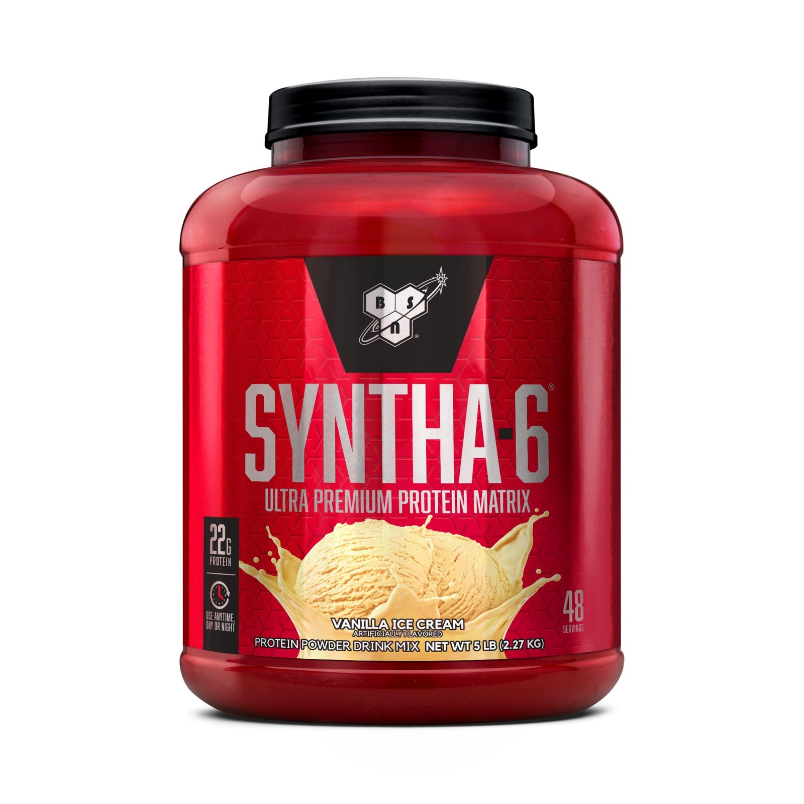 BSN SYNTHA6 Whey Protein Powder, Micellar Casein, Milk Protein Isolate Powder…