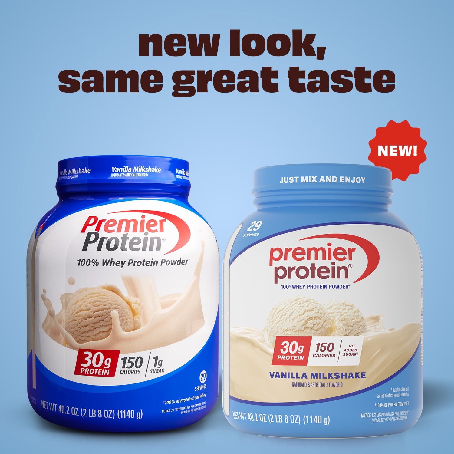 Premier Protein 100% Whey Protein Powder, Vanilla Milkshake, 30g Protein