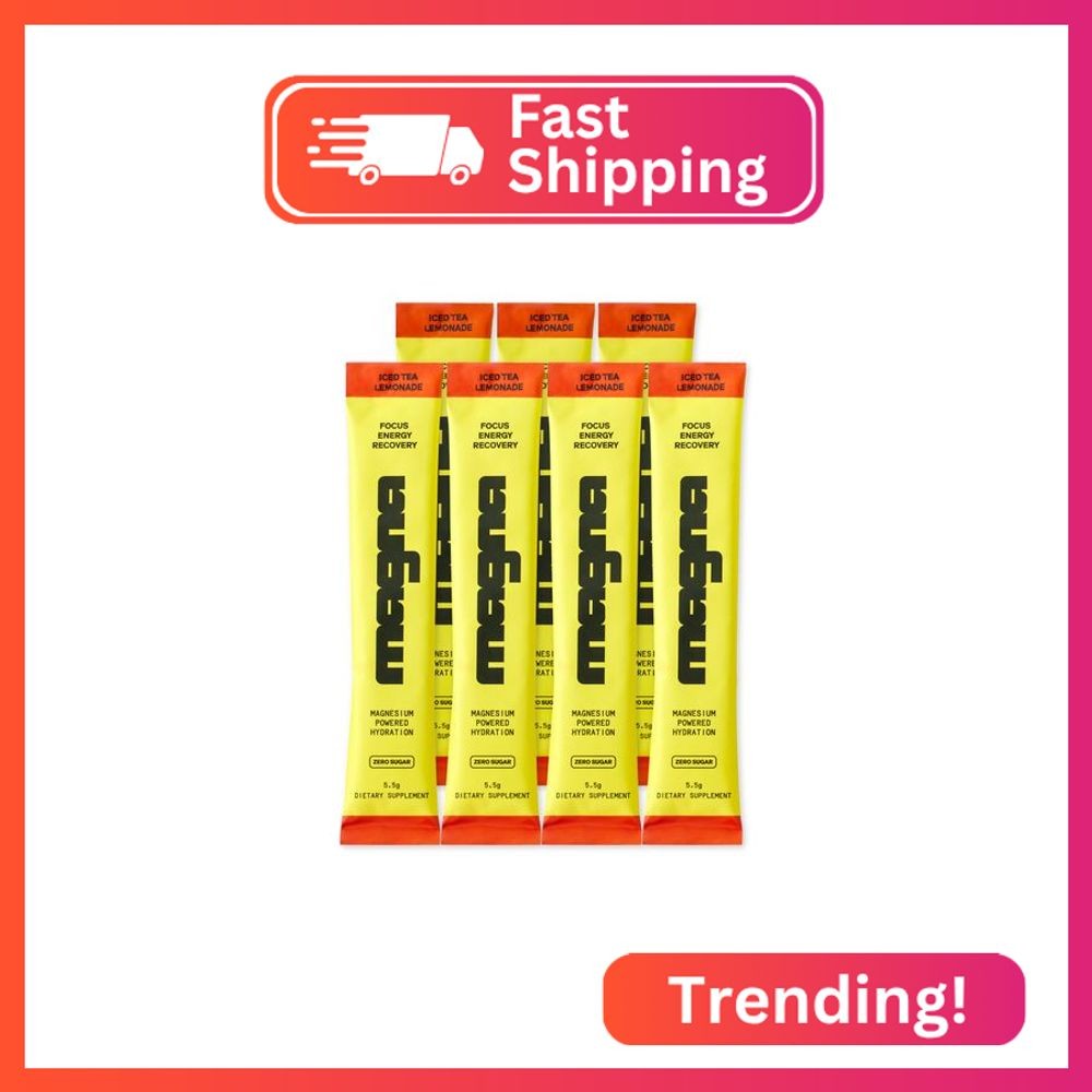 MAGNA Electrolytes Powder Drink Mix for Hydration, Energy & Focus Support with M