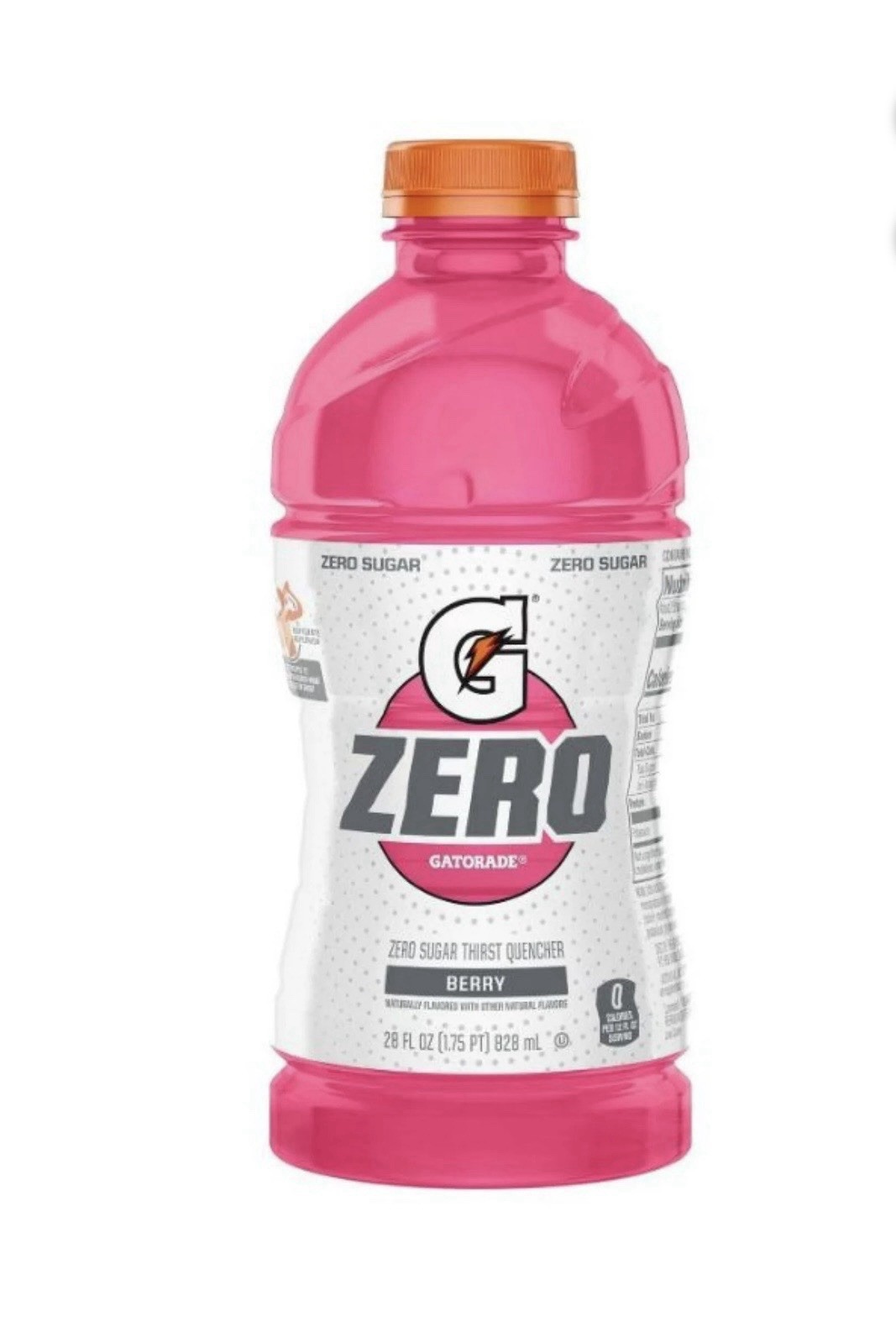 Gatorade G ZERO Sugar Hydration BERRY 28 Oz. (8 Bottles) Electrolyte