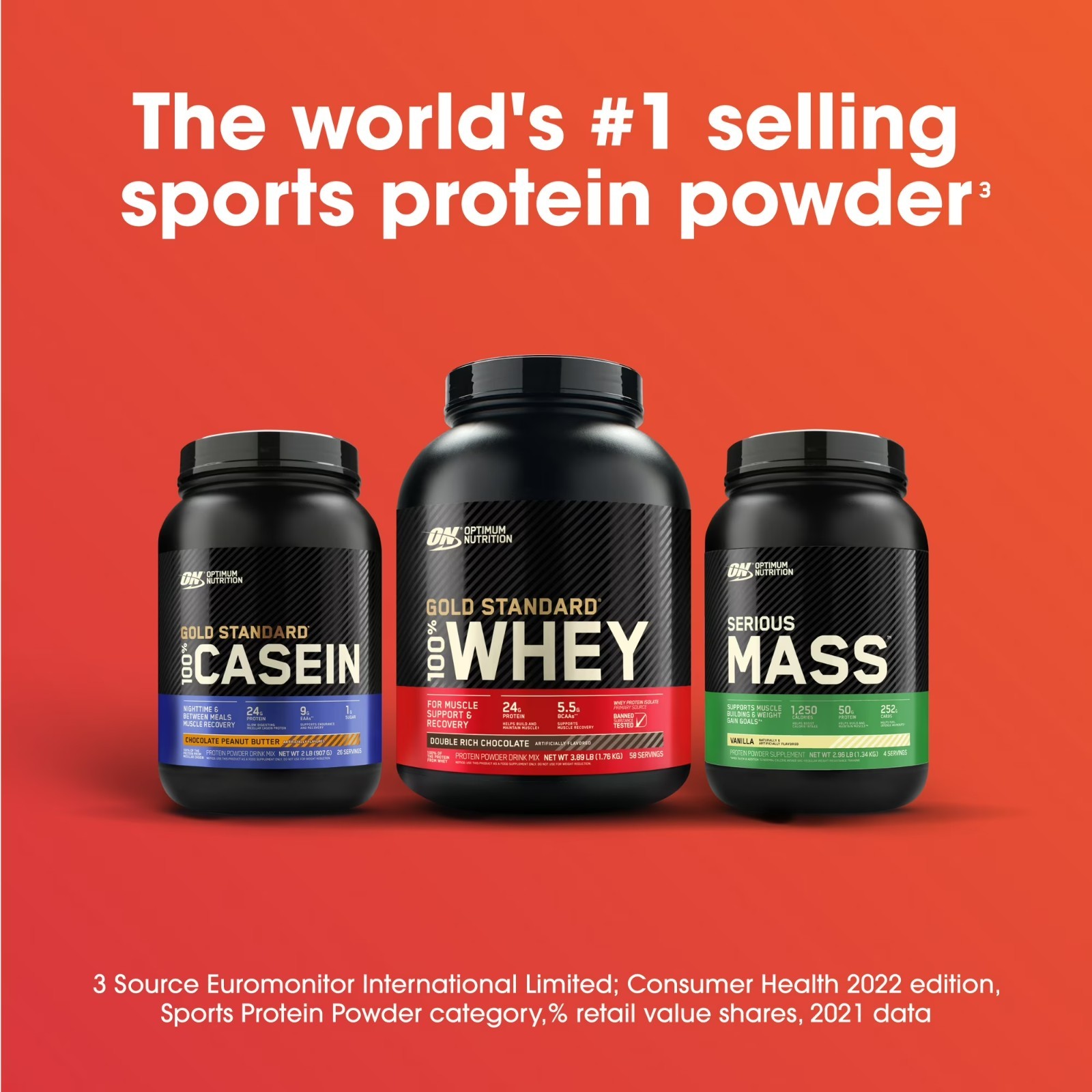 Optimum Nutrition Serious Mass, Chocolate, Weight Gainer Protein Powder