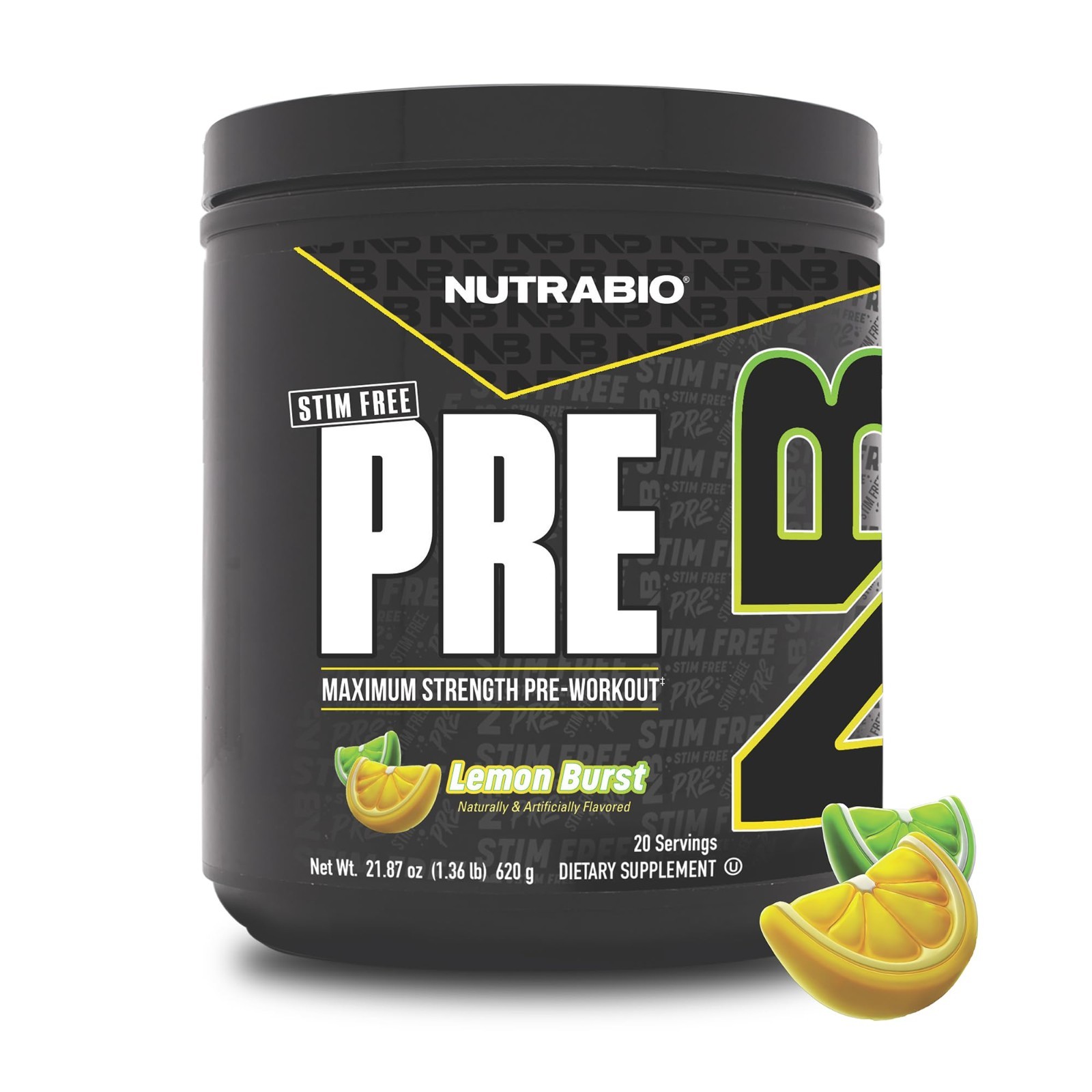 Stim-Free Pre Workout Powder | Non-Stimulant Energy, Focus & Endurance | 10g Cit