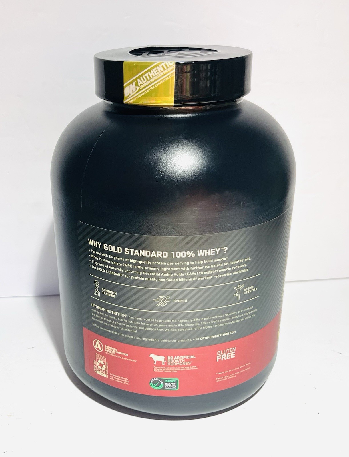 OPTIMUM NUTRITION GOLD STANDARD 100% Whey Protein 5LB Muscle Support & Recovery