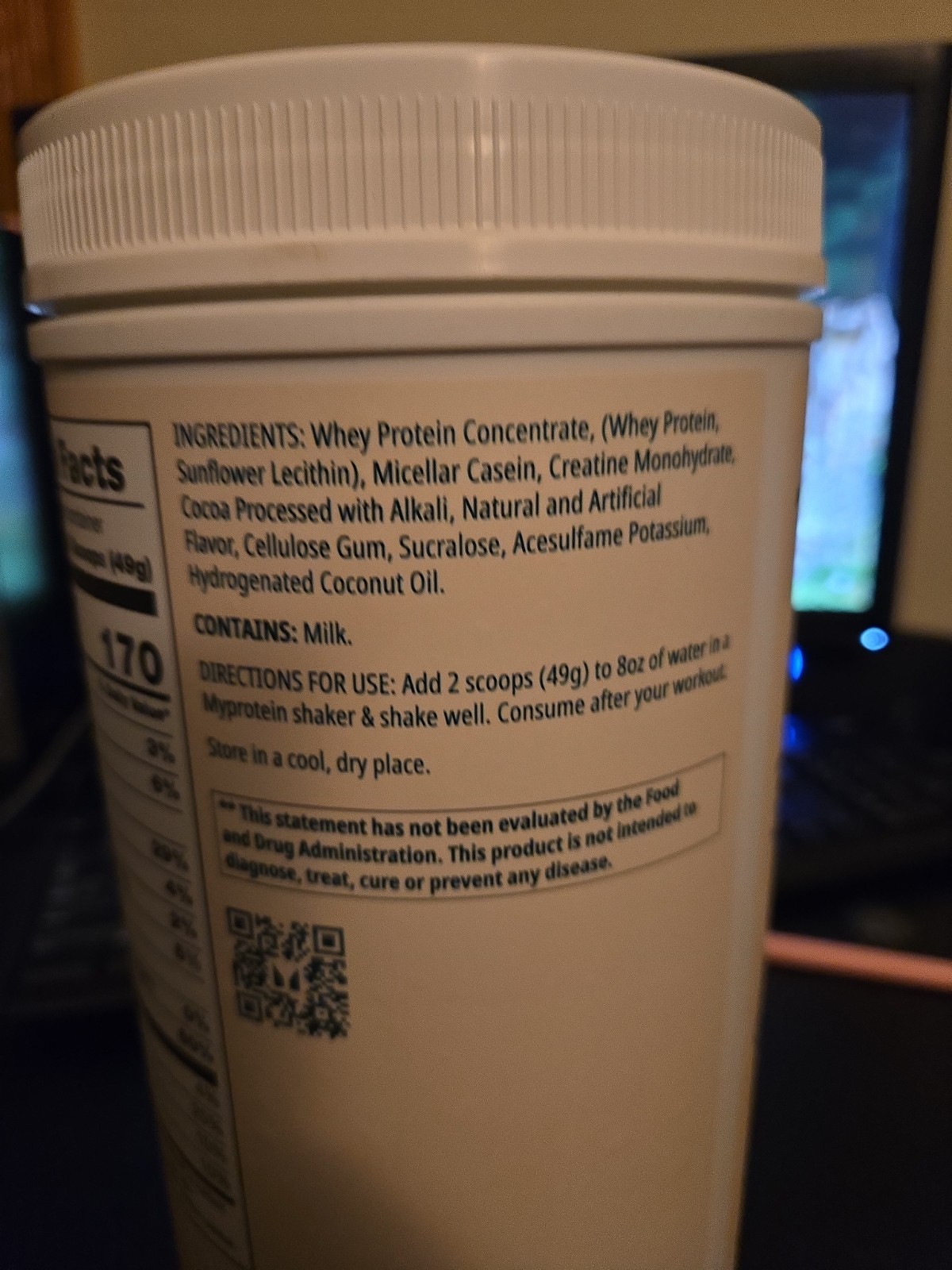 MyProtein Origin Protein 1.5 LBs butter pecan ice cream Exp 10/27