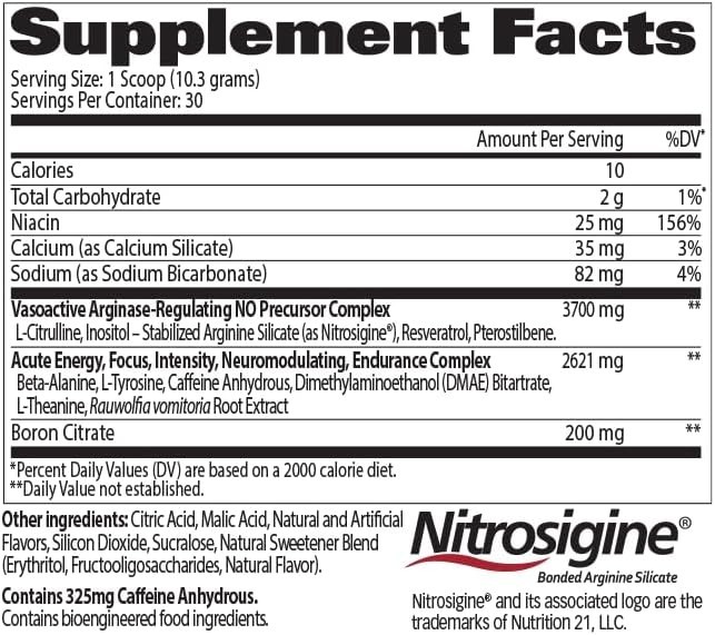 Nitraflex 30 Servings Pre-Workout Powder – Energy & Blood Flow Enhancement