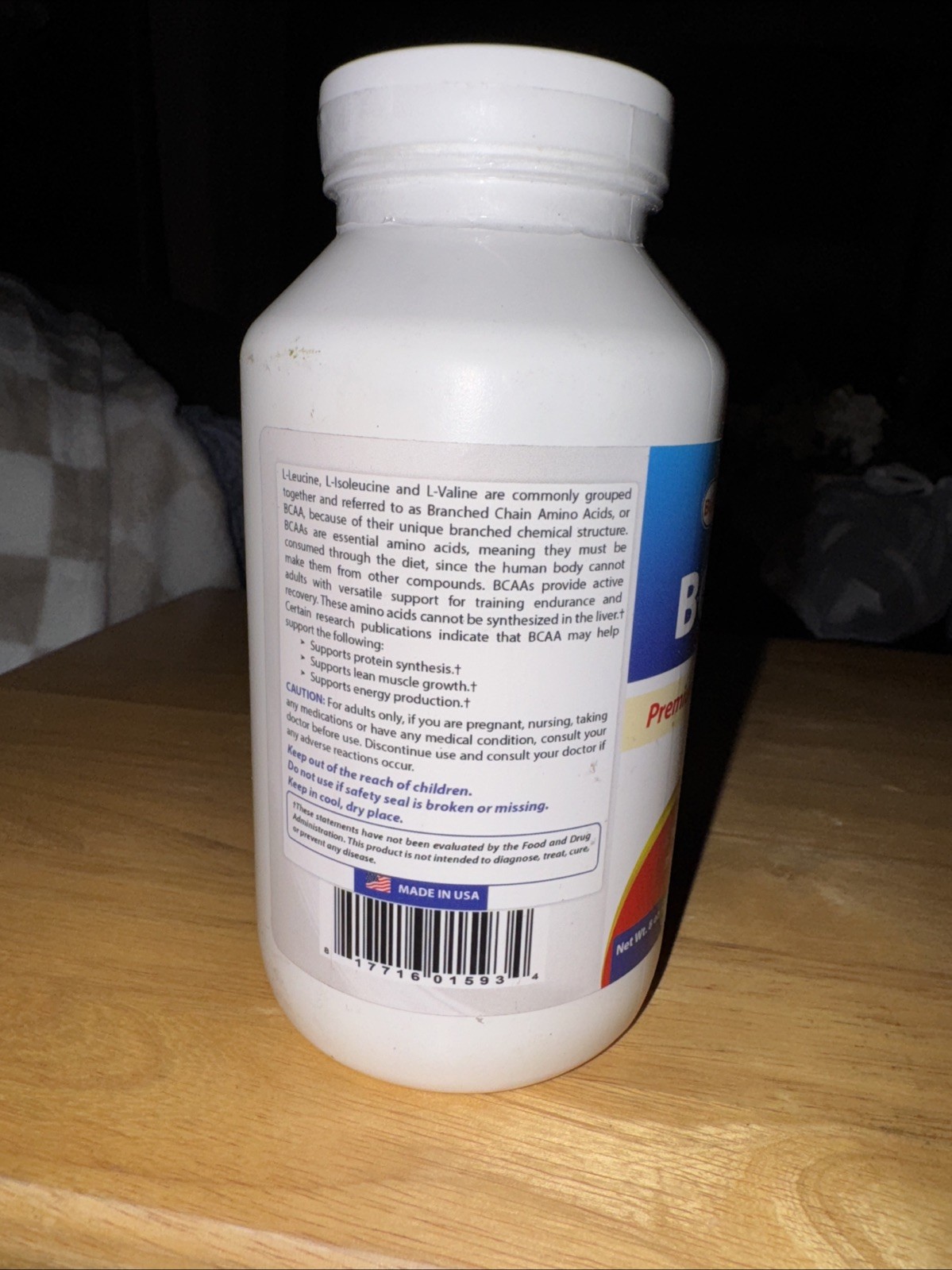 Best Naturals BCAA Powder 8 OZ Sealed Expiration 10/27