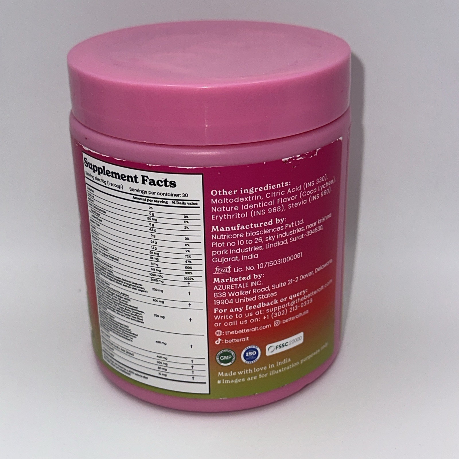 BetterAlt Creatine+ for women Dietary Supplement