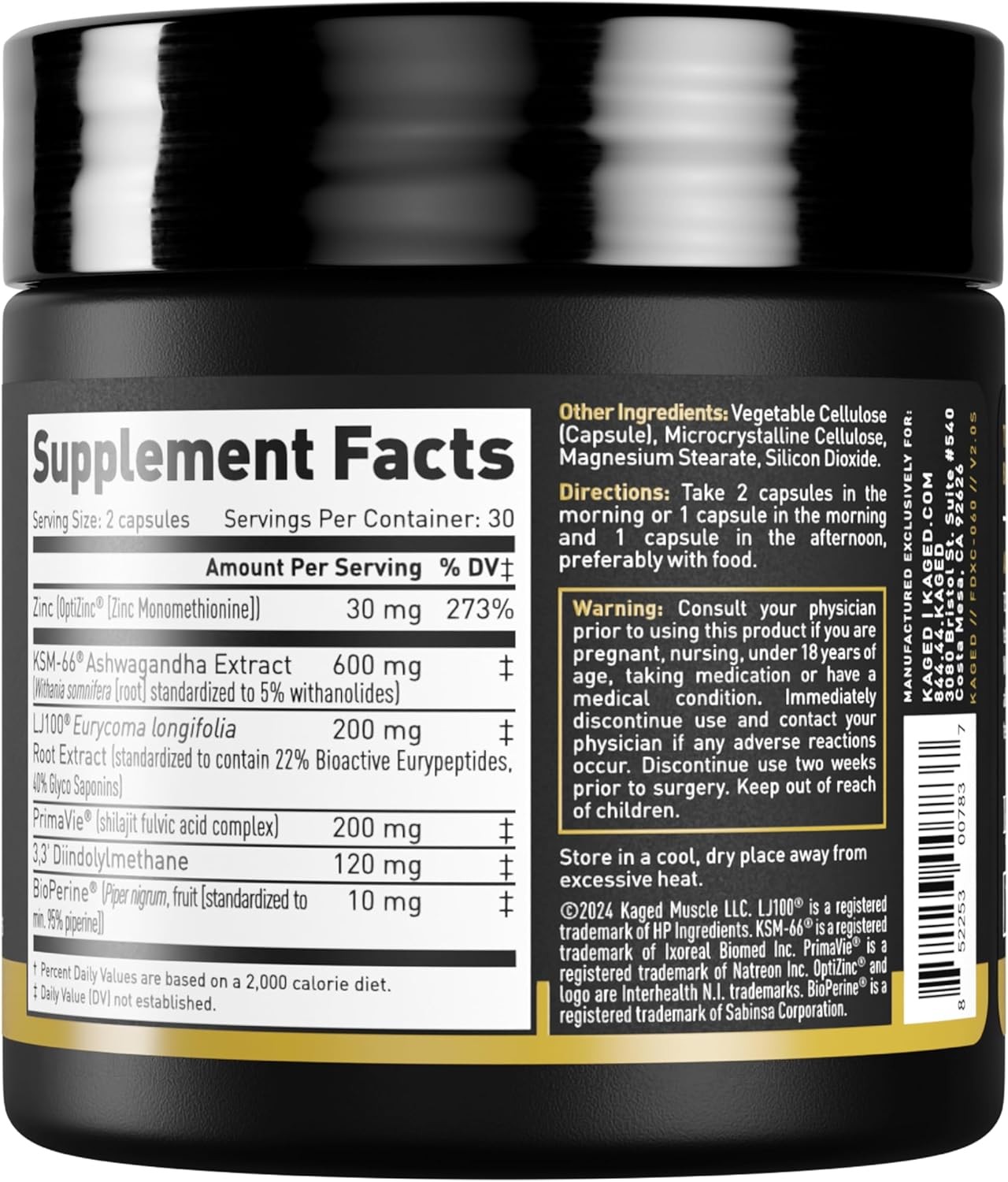 Kaged Testosterone Booster Ferodrox Ultra-Premium Hormone Management…