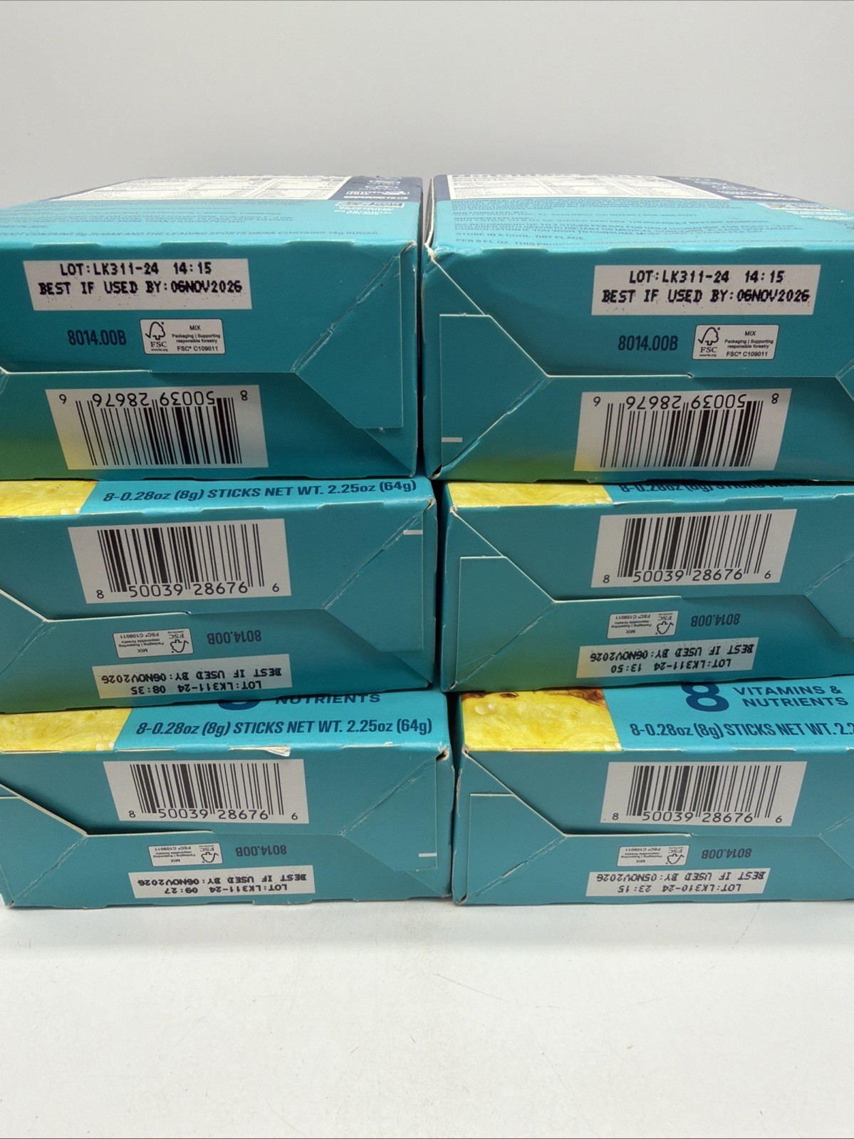 (6) Liquid I.V. Hydration Multiplier Electrolyte Drink Mix Kid Tropical Punch 48