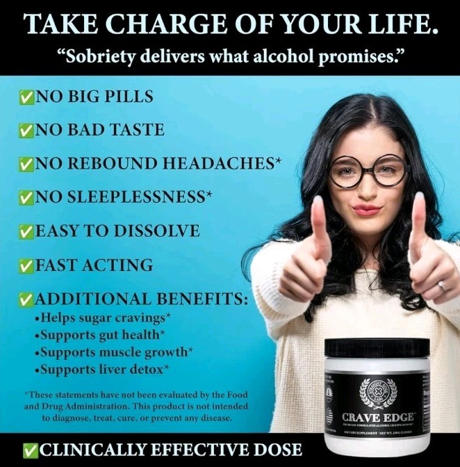 Crave Edge Alcohol Craving Support Physician Formulated Anti Alcohol Supplement
