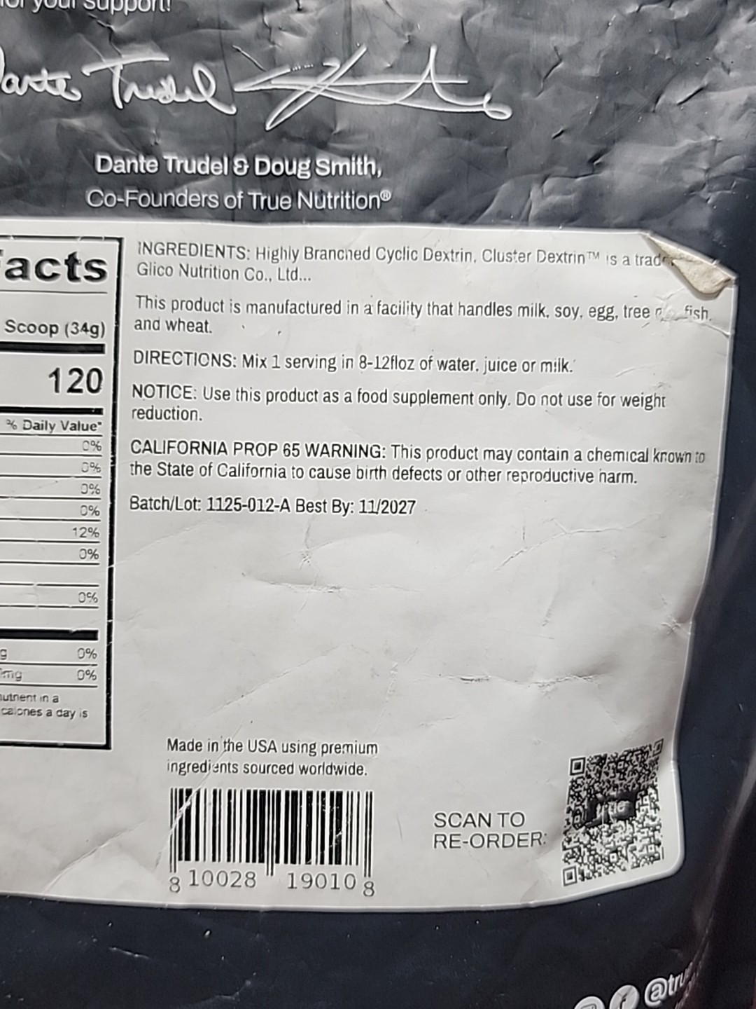 Highly Branched Cyclic Dextrin Powder for Energy & Muscle Recovery – 2 lbs