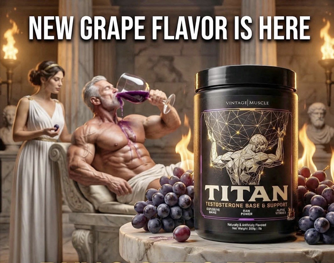 Titan🔱 Natty Test Base Blend 4 Optim. Strength/muscle Gains By Vintage Muscle💪