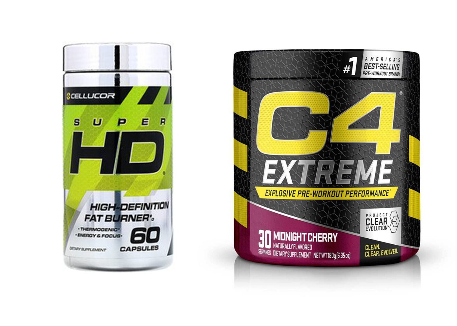 Cellucor C4 Original Pre Workout Powder – 60 Servings Fruit Punch