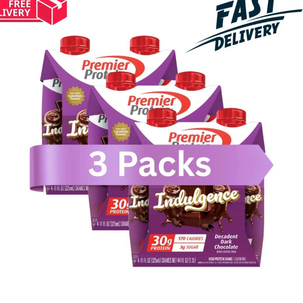 Premier Protein High Protein Shake Decadent Dark Chocolate 3pk 11 fl oz