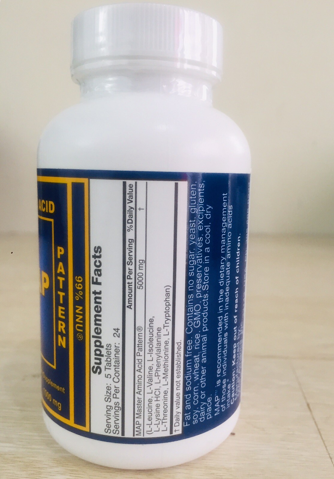 MAP Master Amino Acid Pattern 120 ct Digestive Friendly Muscle & Tissue Repair