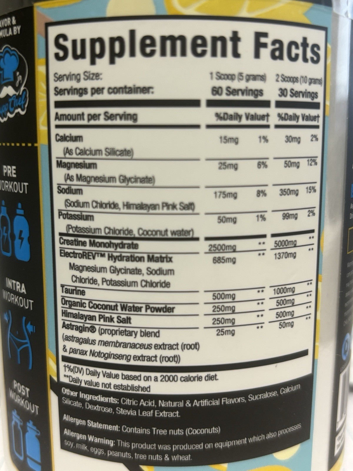 Musclesport Creatine Hydration Lemon Italian Ice