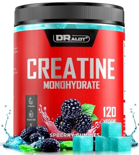 Creatine Monohydrate Gummies 5000mg Energy Muscle Recovery Pre-Workout