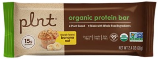 Organic Protein Bar Banana Nut (12 Bars)